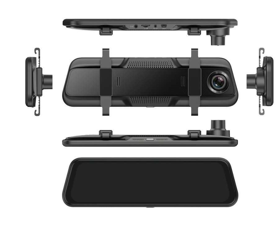 Dual Recording Rear View Mirror Dash Cam